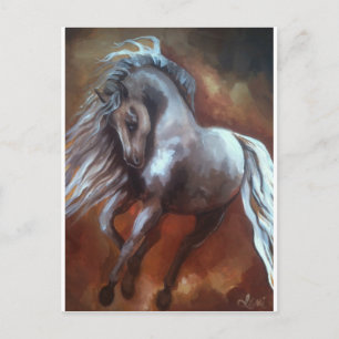 Andalusisch paard door Leni Tarleton Briefkaart
