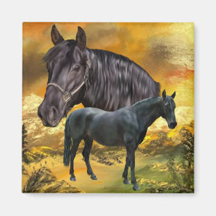 Andalusisch Paard Print Magneet