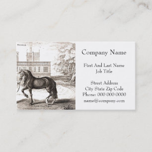 Andalusisch PRE-paard – Spaanse gravure Visitekaartje
