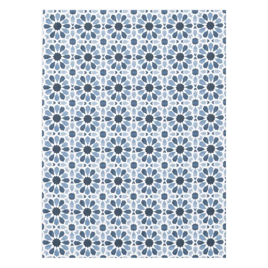 Andalusische echo's: Boho Marokkaanse geometrie Tafelkleed (Voorkant)