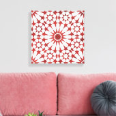Andalusische mozaïek ALHAMBRA Canvas Afdruk (Insitu (Woonkamer))