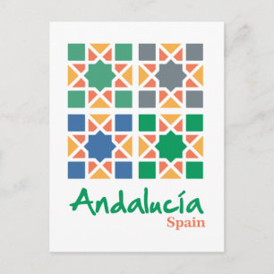 Andalusische Tegels 4 Briefkaart