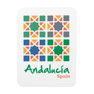 Andalusische Tegels 4 Magneet