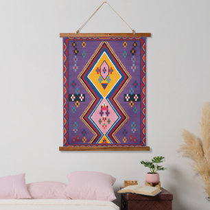 Andalusitisch Erfgoed Geometrische Fijne Kunst Hangend Wandkleed