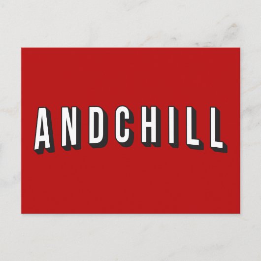 ANDCHILL BRIEFKAART (Voorkant)
