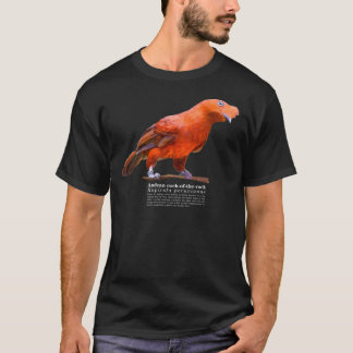 Andean cock-of-the-rock bird on the rocks Classic T-shirt