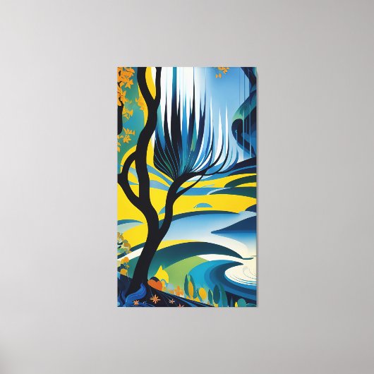 Ander bos canvas afdruk (Voorkant)