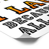 Ander Laugh Funny Poster (Hoek)