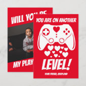 Ander Niveau Videospel Valentijnskaart (Voorkant / Achterkant)