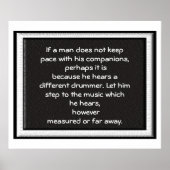 Ander Tromgeroffel - Quote Poster (Voorkant)