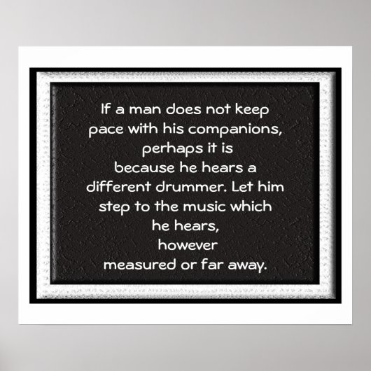 Ander Tromgeroffel - Quote Poster (Voorkant)