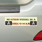 ander vaartuig, Pirate 2.0 Bumpersticker (Op auto)