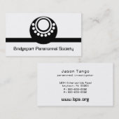 Ander Visitekaartje, zwart Visitekaartje (Voorkant / Achterkant)