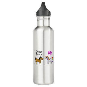 Andere Aunts Me Unicorn Metal Waterfles