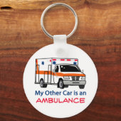 Andere auto is ambulance sleutelhanger (Voorkant)