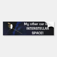 Andere auto is in INTERSTELLAR RUIMTE! Bumperstick