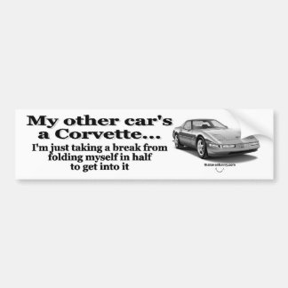 Andere auto's zijn een Corvette Bumpersticker