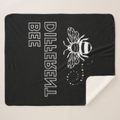 Andere bijen sherpa deken (Voorkant (horizontaal))