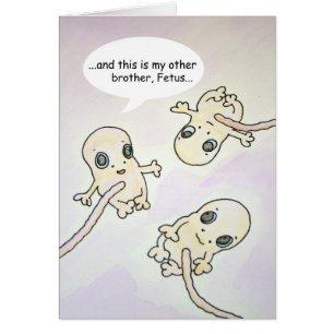 "Andere broeder" foetus-Humor