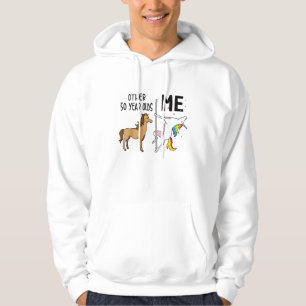 Andere Eenhoorn 50 Jaar Oude Verjaardag En Mij Ges Hoodie