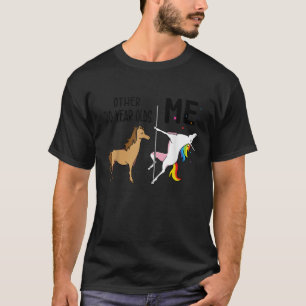 Andere eenhoorn 70 jaar oude verjaardag en mij cad t-shirt