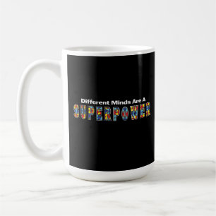 Andere Geesten Zijn een Superkracht Autisme Accept Koffiemok