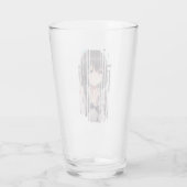 Andere genot: verlegen anime meisje glas (Achterkant)