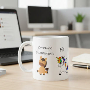 Andere HR-professionals Ik Eenhoorn Human Resource Koffiemok
