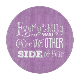 Andere kant van de angst snijplank