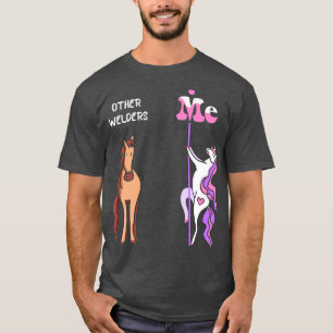 Andere lassers Me Tee Eenhoorn Lasser Funny Gift I T-shirt