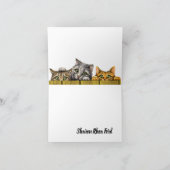 Andere Peking Cats Notecards Bedankkaart (Binnen)