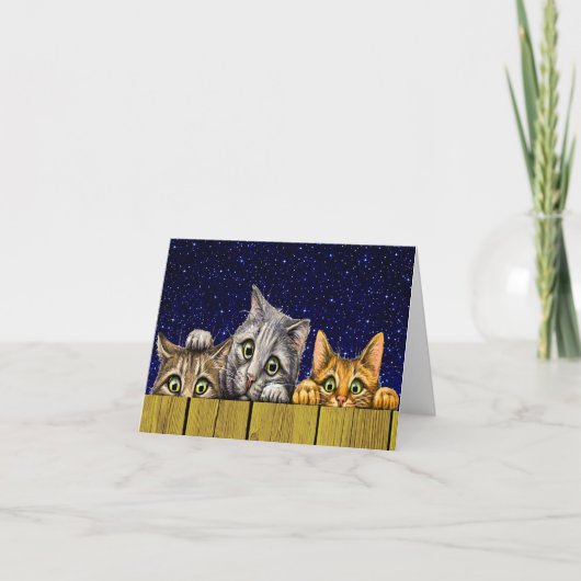 Andere Peking Cats Notecards Bedankkaart (Voorkant)