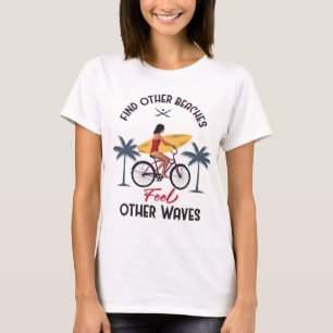 Andere Stranden Vinden Andere Golven Surfen Retro T-shirt