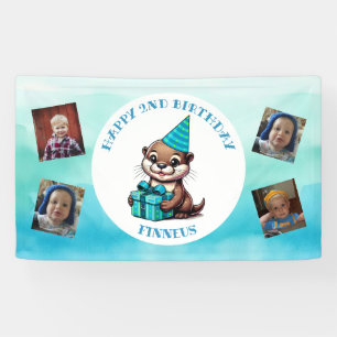 Andere thema jongen verjaardag gepersonaliseerd spandoek