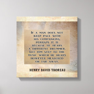 Andere trommelaar ---- Canvasprint Canvas Afdruk