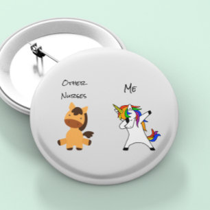 Andere verpleegsters Eenhoorn Medisch Veldhospitaa Ronde Button 4,0 Cm