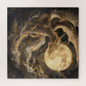 Andere wereldse drakenpuzzel! legpuzzel (Horizontaal)