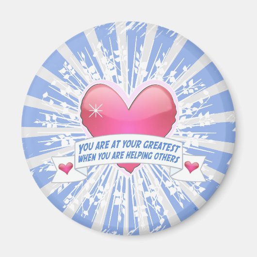 Anderen helpen magneet (Voorkant)