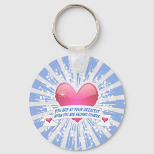 Anderen helpen sleutelhanger