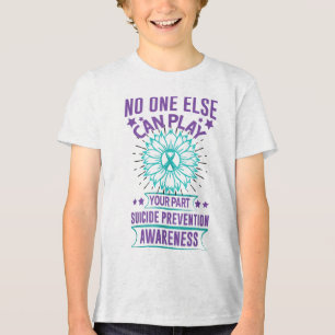 Anderen kunnen uw rol spelen bij zelfmoordpreventi Tri-Blend shirt