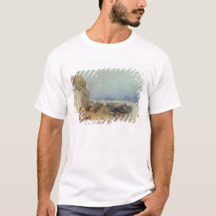 Andernach, 1817 (m/v) met pen en zwarte inkt op wo t-shirt