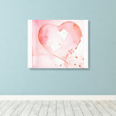 Anders Artistry "Floating Hearts" Canvas Afdruk (Insitu (Houten vloer))