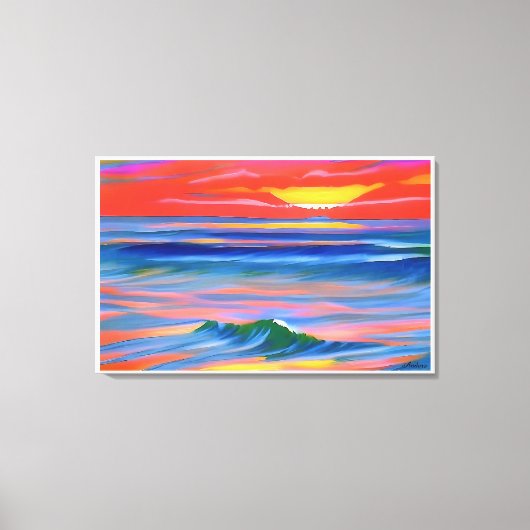 Anders Artistry* Italain Sunset 2* Canvas Afdruk (Voorkant)