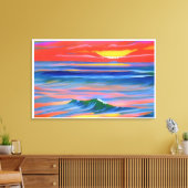 Anders Artistry* Italain Sunset 2* Canvas Afdruk (Insitu (Woonkamer))