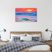 Anders Artistry* Italain Sunset 2* Canvas Afdruk (Insitu (Slaapkamer))