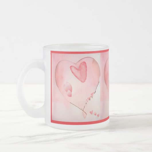 Anders Artistry* JE T'AIME* Mug à café à deux tons (Gauche)