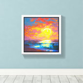 Anders Artistry * Sun Rising* Canvas Afdruk (Insitu (Houten vloer))