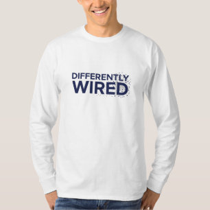 Anders Bedraad – Maand van Autismebewustzijn Blauw T-shirt