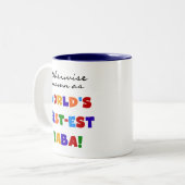 Anders Bekend als best-Baba T-shirts en cadeautjes Tweekleurige Koffiemok (Voorkant links)