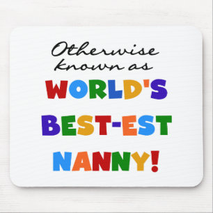 Anders Bekend als best-est nanny Gifts Muismat